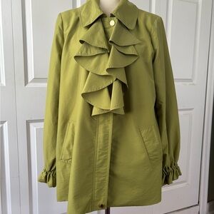 Dennis Basso lightweight green Jacket